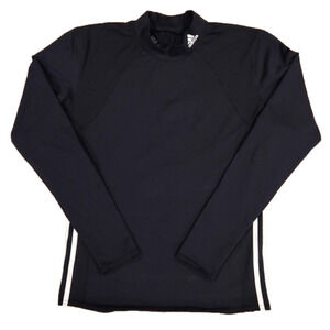 ADIDAS ClimaCool Black With White Stripes Workout Shirt